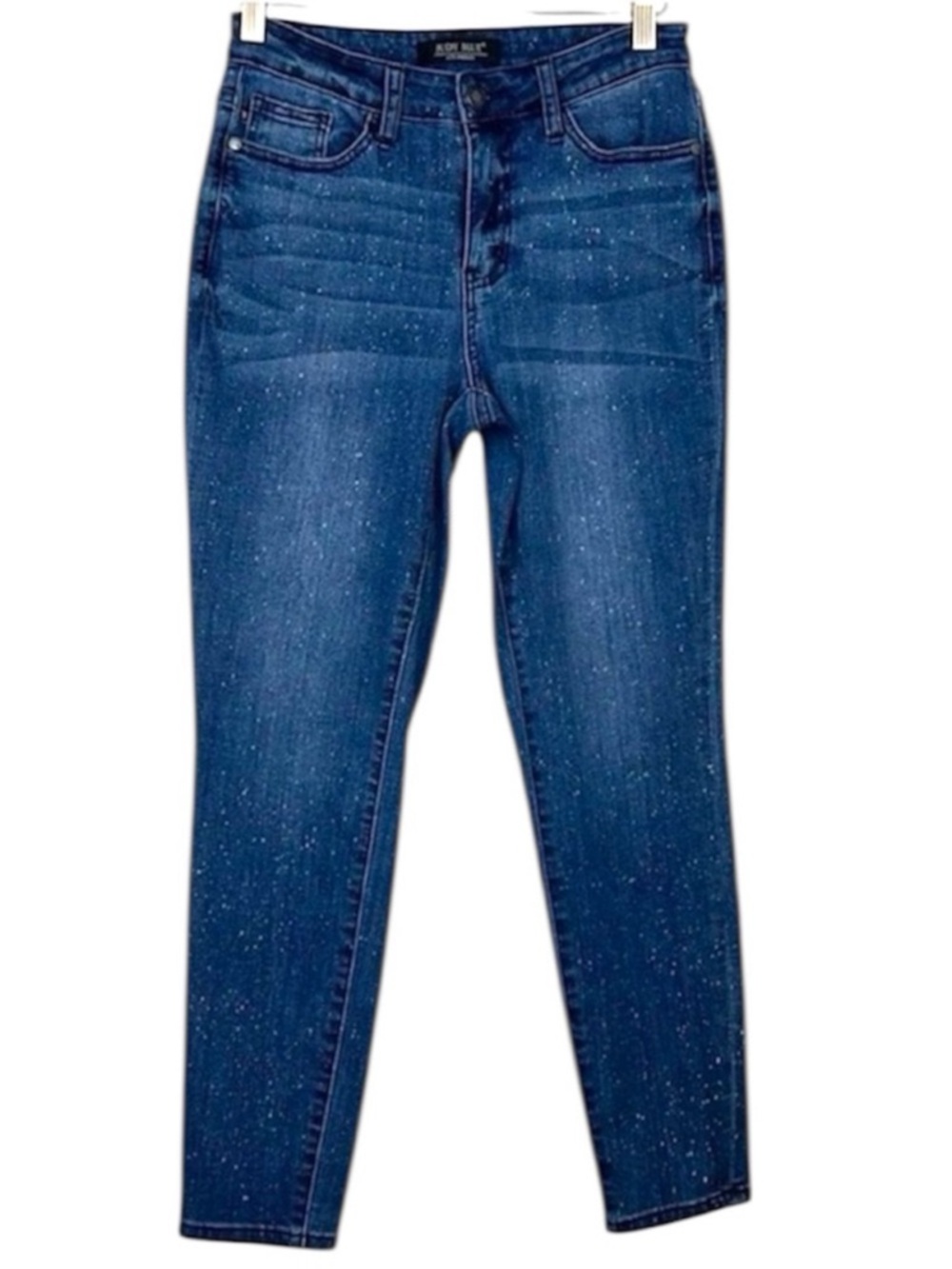 Judy Blue Skinny Jeans Size 5/27 Mid Rise Bleach Wash Stretch Denim